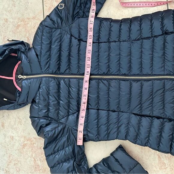 Kate spade puffer down Jacket Quilted coat logo hoodie active soft down parka - Picture 3 of 10